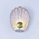 applique murale nordique coquille lumineuse pour intérieur décoratif