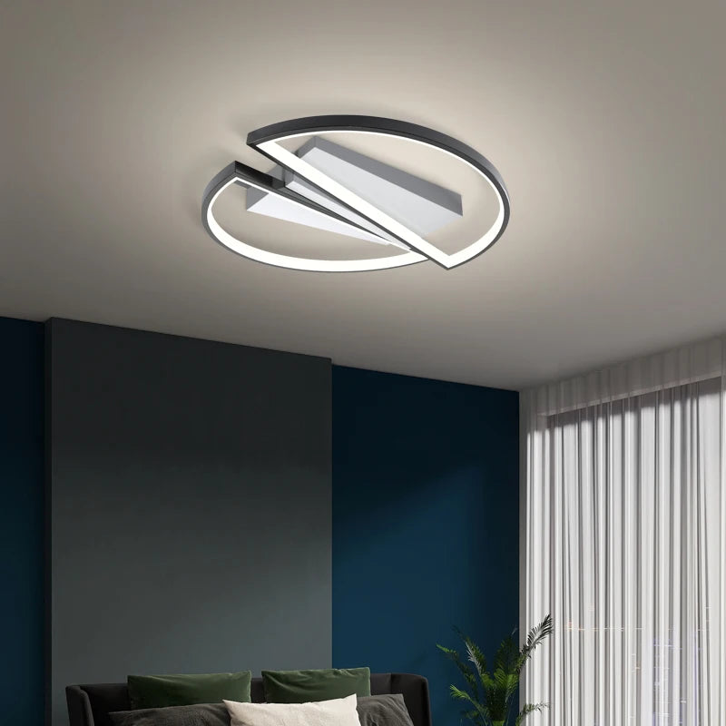 plafonnier led en aluminium éclairage décoratif pour intérieur - vue 6 sur 14