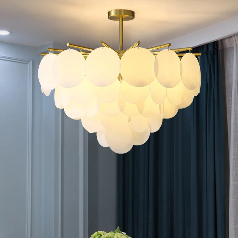 lustre nordique postmoderne créatif décoratif carillon éolien élégant - vue 4 sur 9