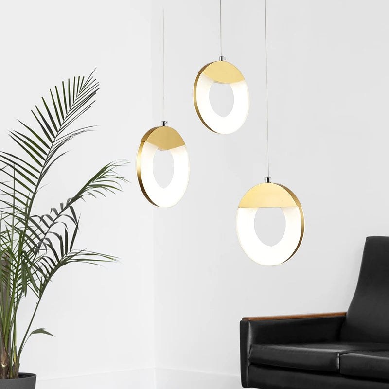 Suspension nordique moderne led pour cuisine restaurant bar - vue 6 sur 8