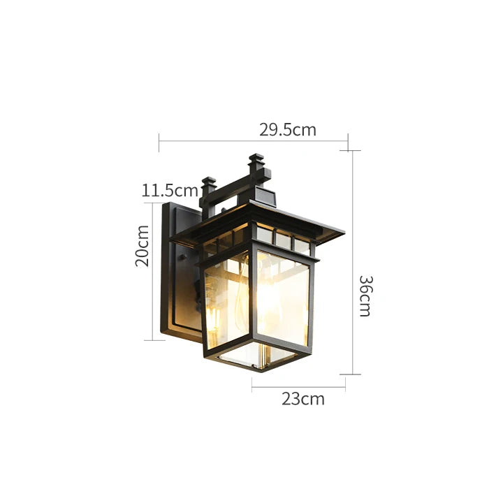 applique murale extérieure moderne pour jardin et terrasse - vue 16 sur 15