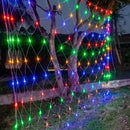 LED-Lichterkette Netz für außen, 200 LEDs, anschließbar, 8 Modi, dekorativ