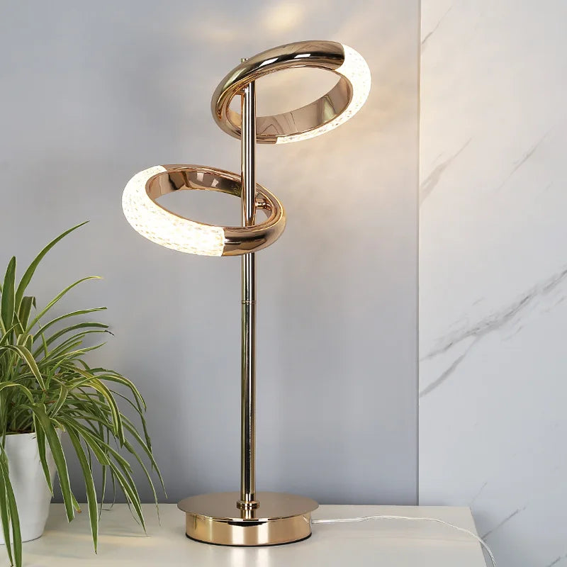lampadaire led moderne en fer acrylique pour décoration intérieure - vue 4 sur 8