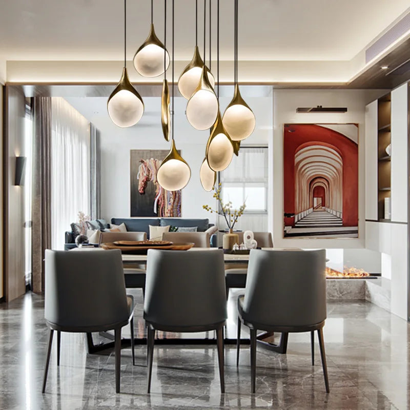 suspension moderne en forme de cuillère pour décoration rétro - vue 5 sur 7