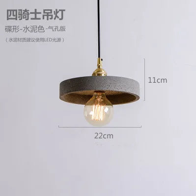 suspension industrielle en ciment pour table et bar - vue 20 sur 23
