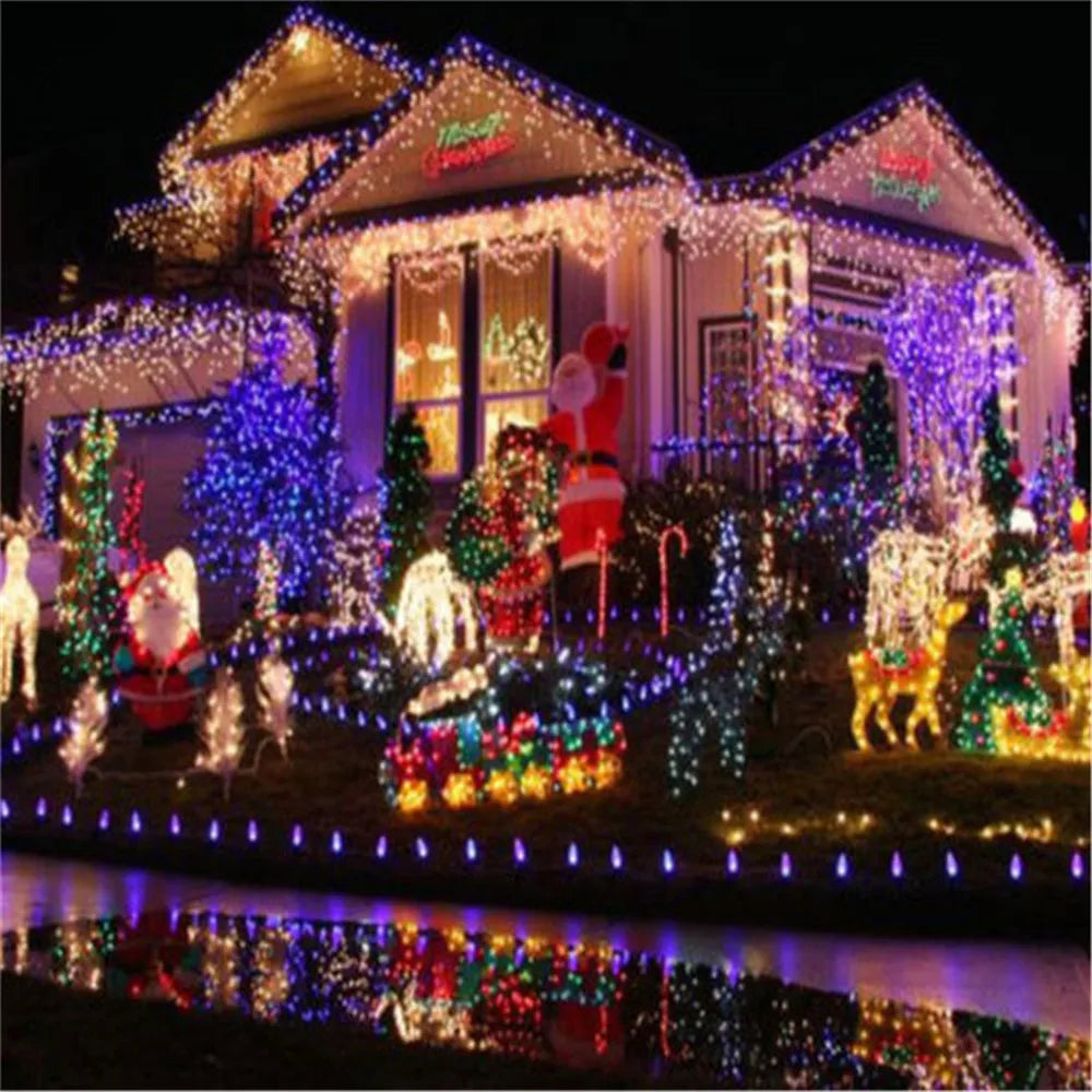 guirlande lumineuse led extérieure pour décorations de Noël - vue 7 sur 15