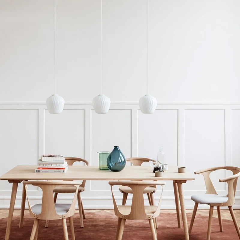 suspension rétro nordique en verre pour décoration intérieure - vue 4 sur 10