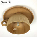 Nordische Deckenleuchte aus Holz modernes Design dekorative Leuchte