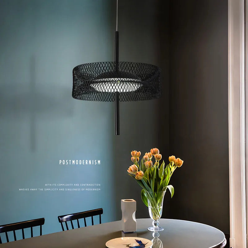 suspension nordique design coloré en métal pour intérieur à led - vue 5 sur 11