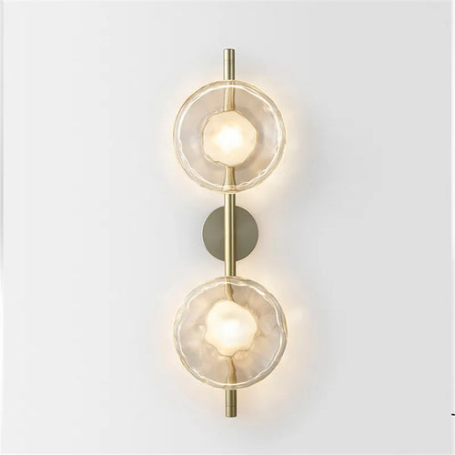 applique murale ceto design rétro en verre rond luxe intérieur