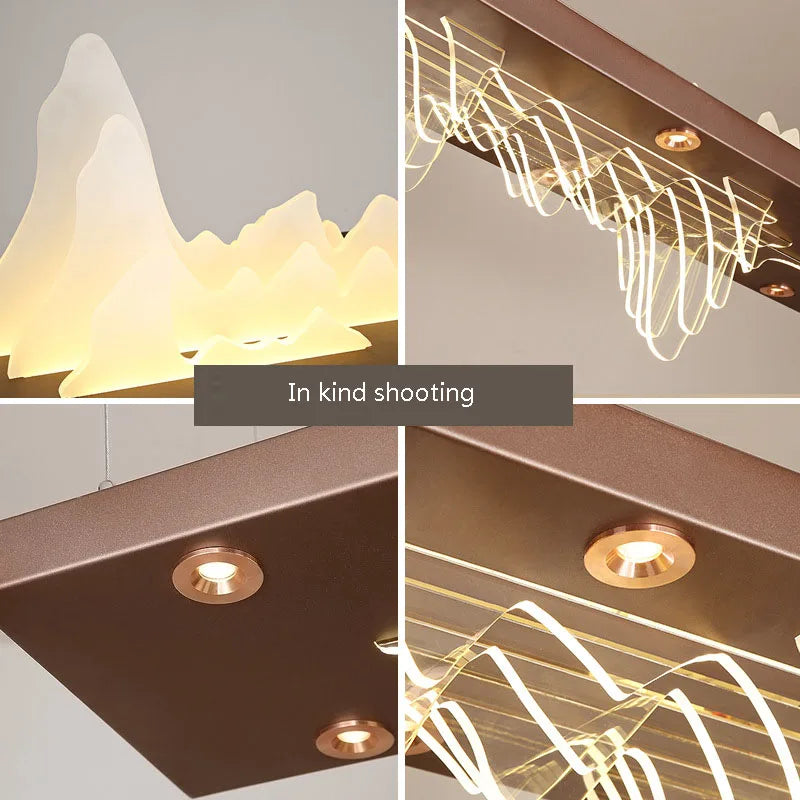 suspension moderne à led pour intérieur élégant et raffiné - vue 5 sur 6