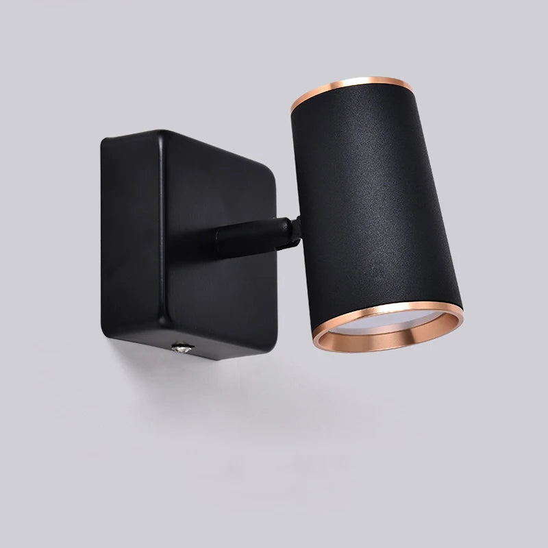 lampe de chevet led rotative à 360 degrés pour maison hôtel - vue 2 sur 8