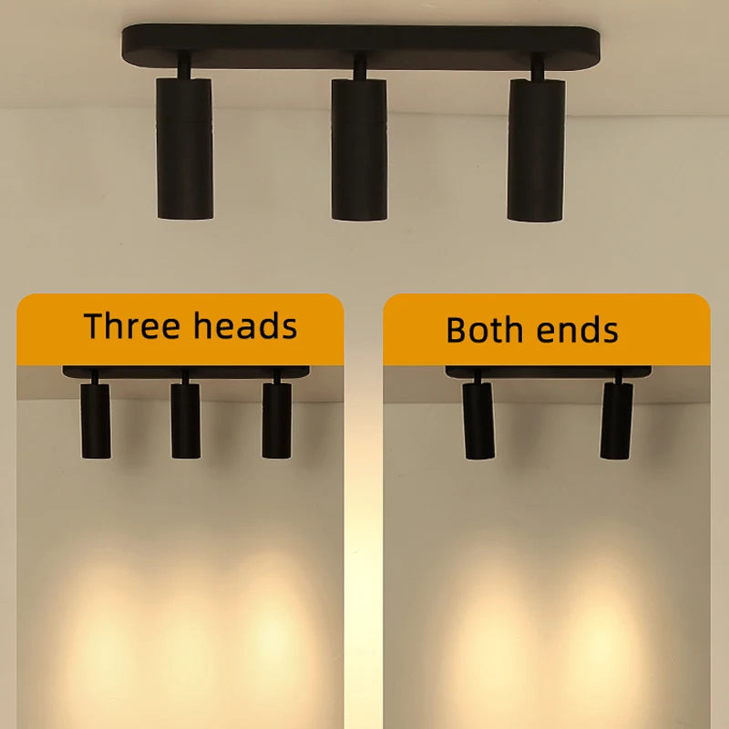 spot led 	gu10 mr16 montage aluminium rail lumineux - vue 5 sur 14