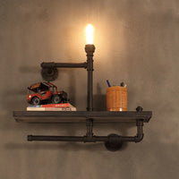 applique murale industrielle vintage en tuyau d'eau style loft