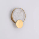 applique murale led ronde en marbre naturel design moderne pour intérieur