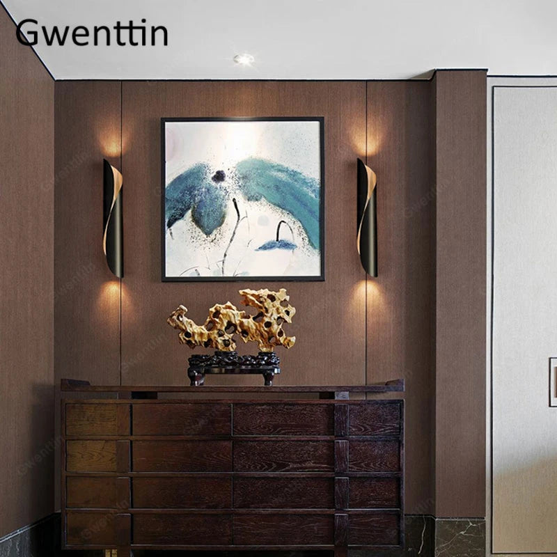 applique murale moderne milan calla avec éclairage led décoratif - vue 9 sur 8