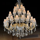 lustre moderne en cristal pour un éclairage élégant et raffiné