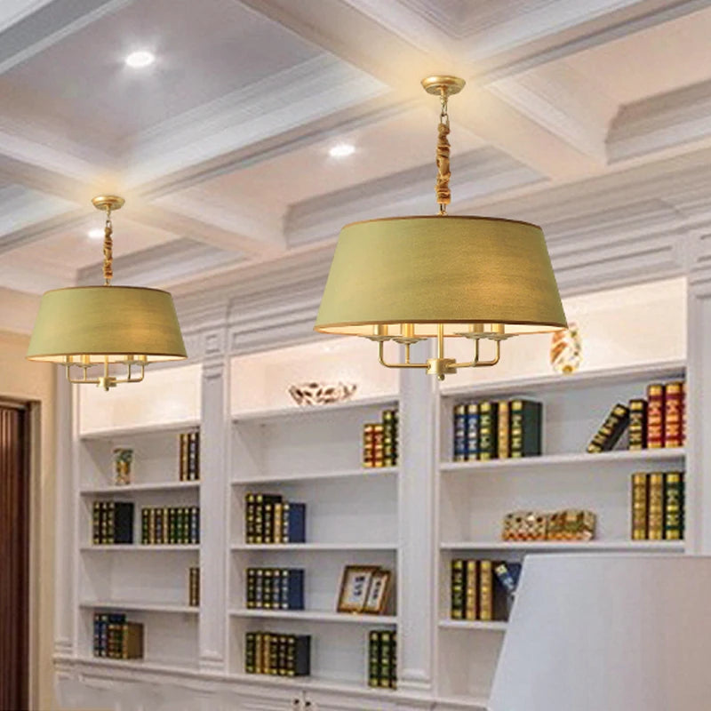 luminaire suspendu led style rétro américain pour salon moderne - vue 5 sur 11