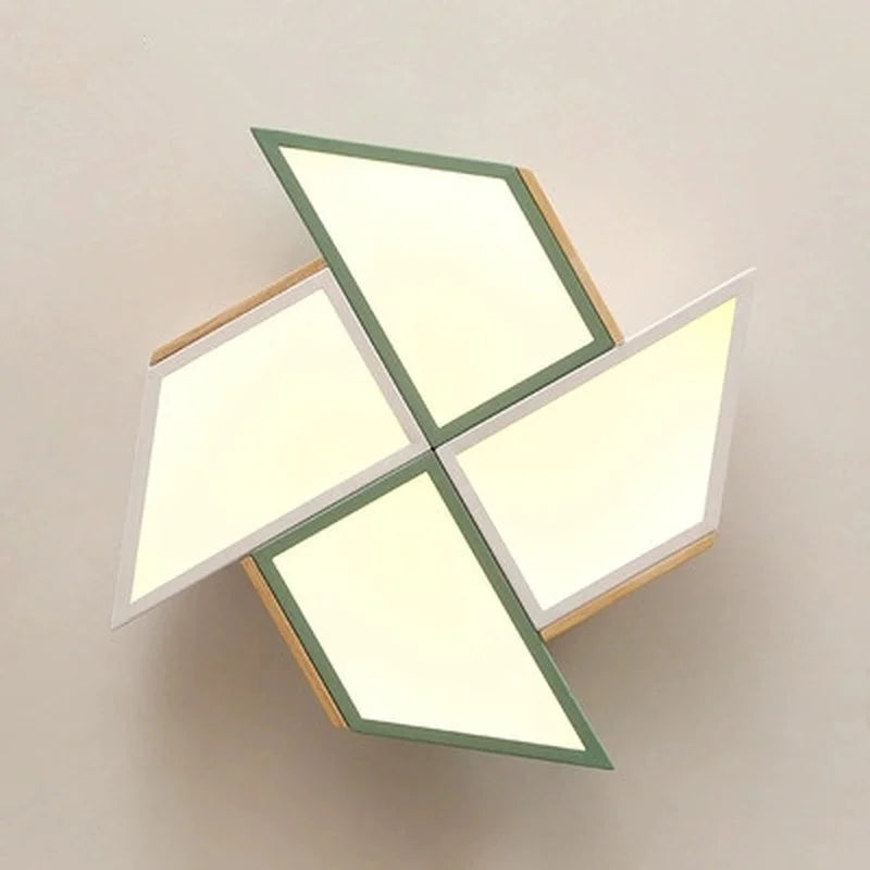 plafonnier led en forme de moulin à vent design moderne - vue 7 sur 18