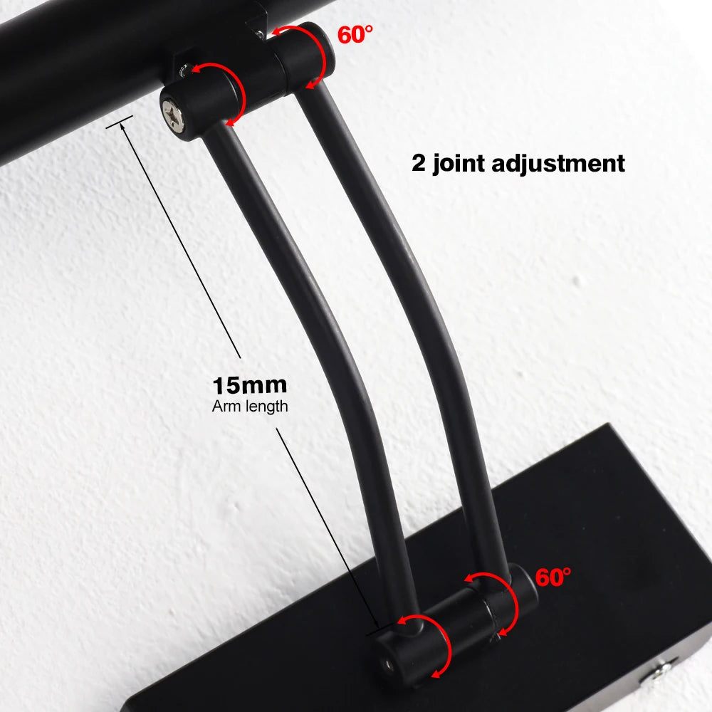applique murale moderne à led pour miroir intérieur décoratif et élégant - vue 6 sur 10