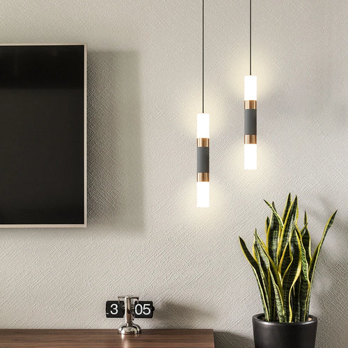Moderne Design-Pendelleuchte Dekorative Leuchte Ideal Für Bar Oder Büro - vue 2 sur 11