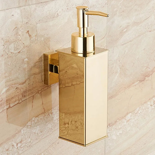 distributeur de savon liquide mural en acier inoxydable pour gel douche