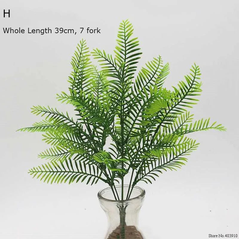 plante artificielle 7 branches pour décoration mariage et Noël - vue 11 sur 21