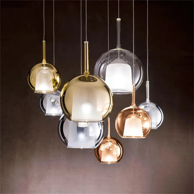 Suspension design moderne nordique en verre design penta glo - vue 2 sur 14