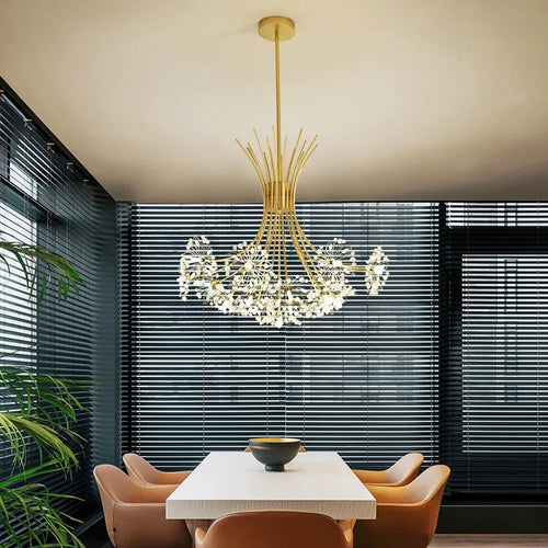 Moderner LED-Kronleuchter Luxus für die Innenbeleuchtung - vue 3 sur 19