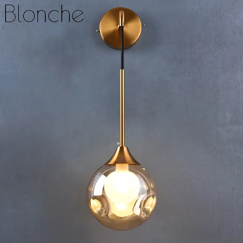 applique murale en verre design pour un éclairage élégant - vue 4 sur 8