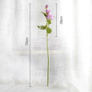 fleurs artificielles en gros décoration mariage eustoma soie 3 branches