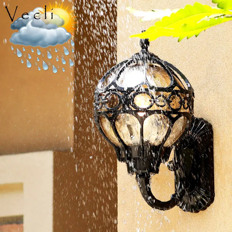 applique murale extérieure étanche pour jardin et décoration - vue 5 sur 8