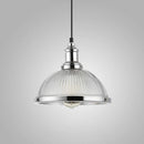 suspension vintage abat-jour en verre luminaire loft à led