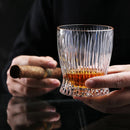 verre whisky old fashioned design relief élégant bar