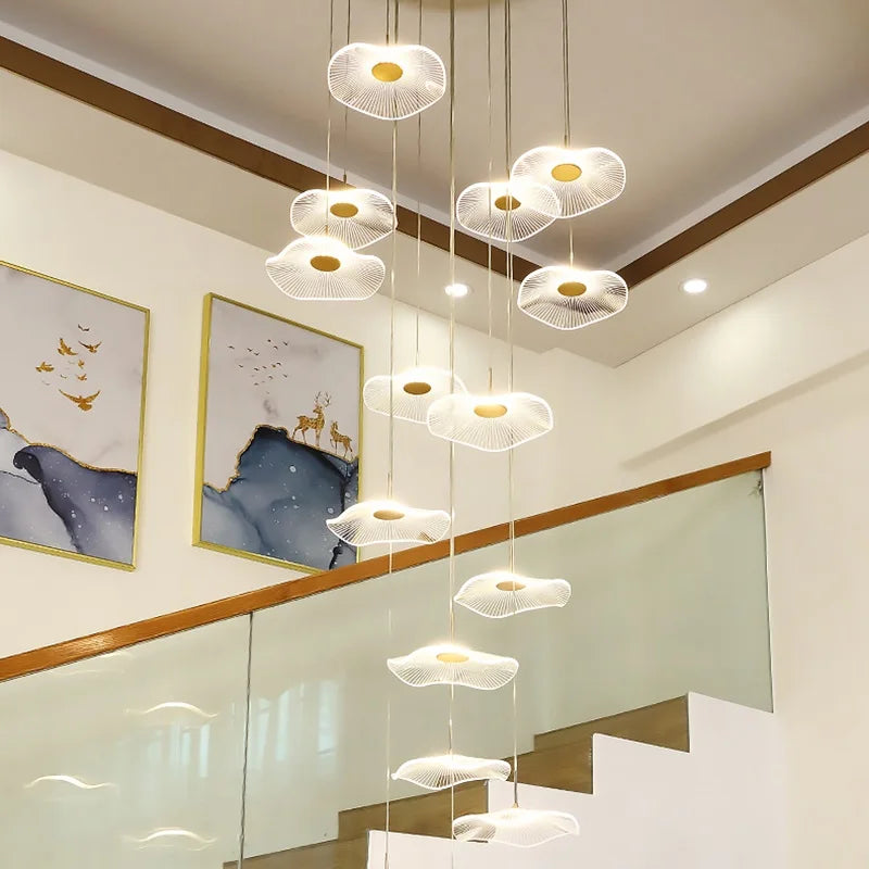 suspension moderne en acrylique pour décoration intérieure élégante - vue 5 sur 18