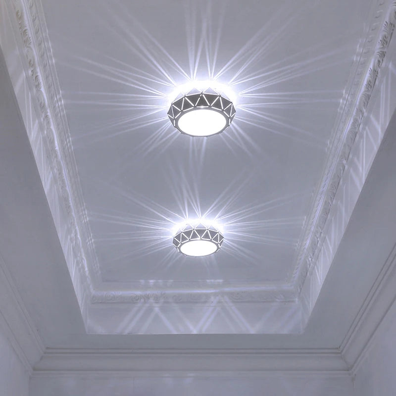 Moderne LED-Deckenleuchte Einfachheit 5 W 12 W - vue 3 sur 18
