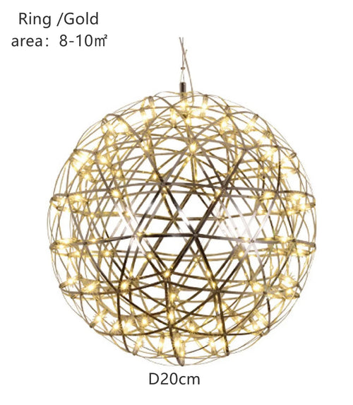 Moderner LED-Kronleuchter Luxus für die Innenbeleuchtung - vue 16 sur 19