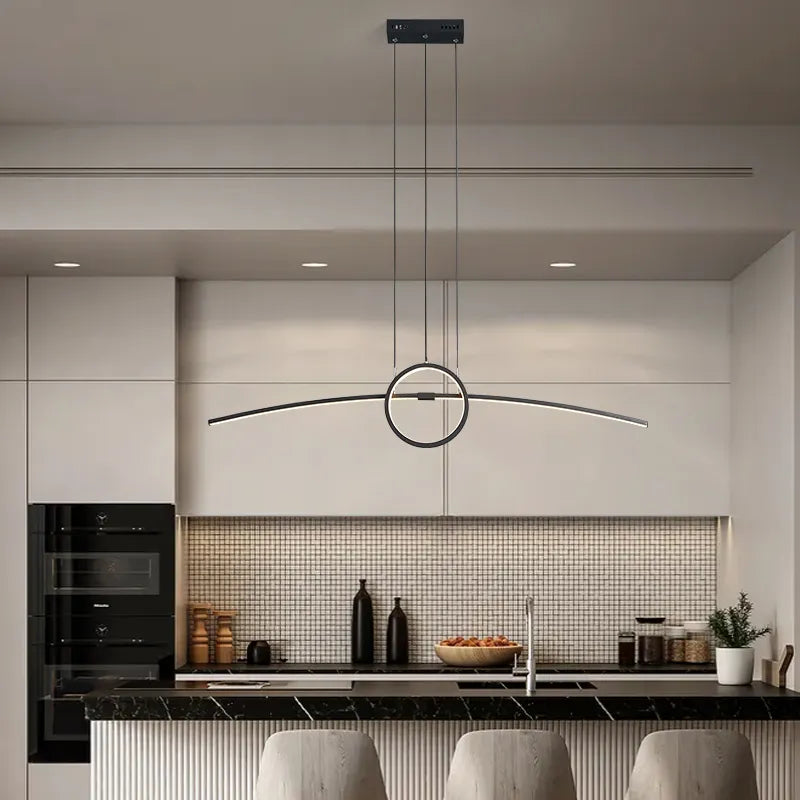 Suspension LED moderne créatif suspension maison intelligente Alexa - vue 7 sur 8