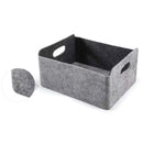HOT-2Pcs Felt Storage Basket/Bin with Handles, Collapsible & Convenient Storage Solution