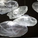 lustre en verre de luxe led post-moderne nordique créatif