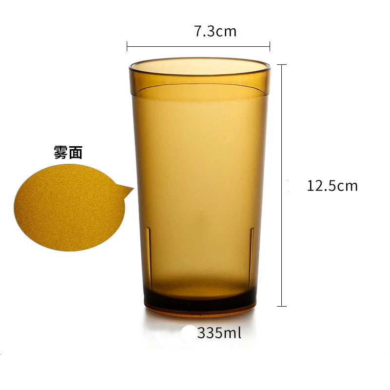 Ensemble 6 verres acrylique incassables style moderne lavevaisselle