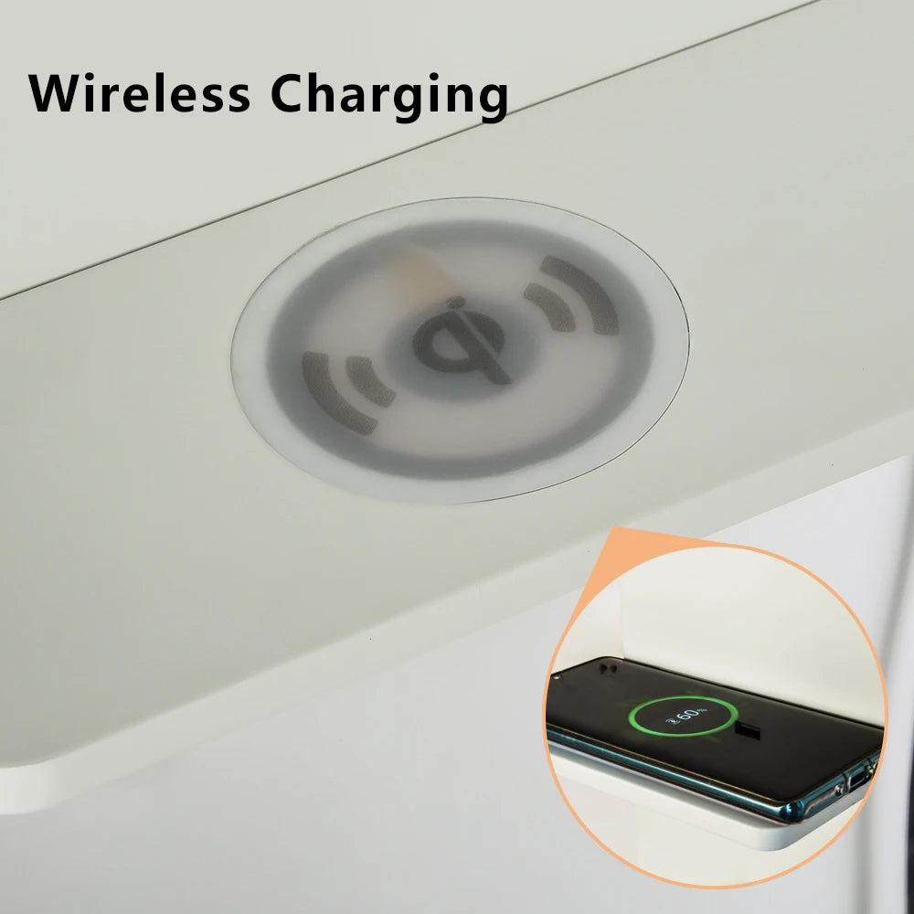 lampe de lecture led sandiy avec chargeur usb et sans fil - vue 11 sur 14