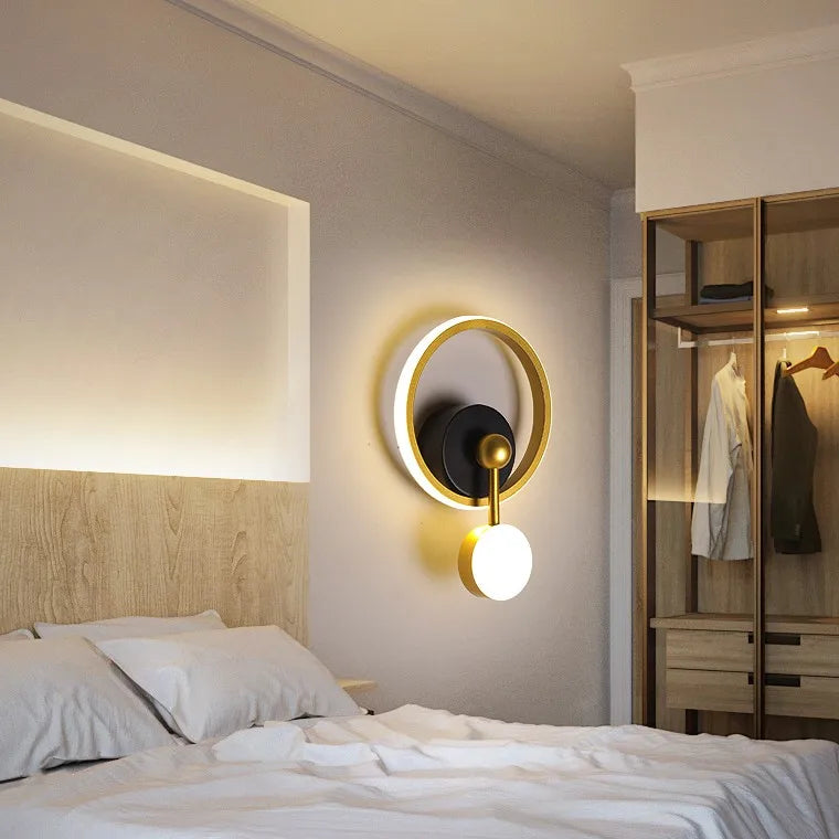 applique murale à led pour un éclairage moderne intérieur - vue 6 sur 8