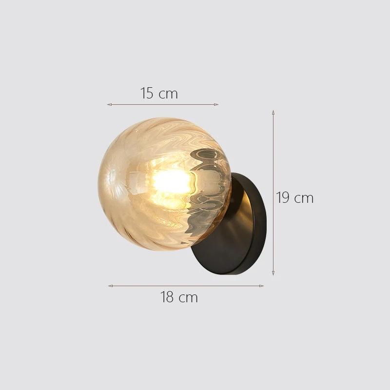 Wandleuchte Mond aus Glas für die Innendekoration - vue 12 sur 14