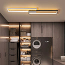 Moderner rechteckiger LED-Kronleuchter minimalistisch für die Wohnraumdekoration