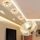 plafonniers modernes en cristal décoratifs lumière allée