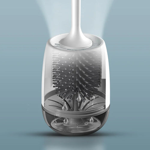 brosse de nettoyage murale à long manche en silicone