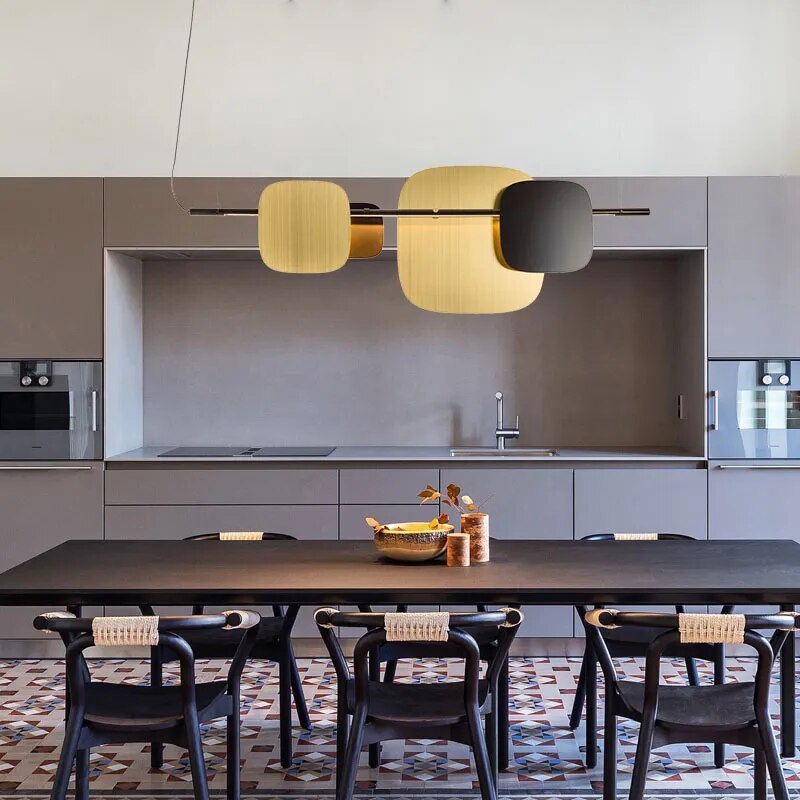 Lustre minimaliste post-moderne pour salle à manger - vue 4 sur 6