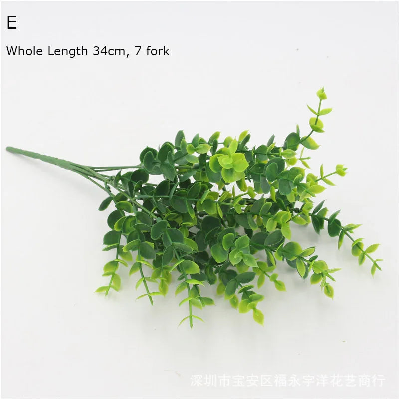 plante artificielle 7 branches pour décoration mariage et Noël - vue 19 sur 21