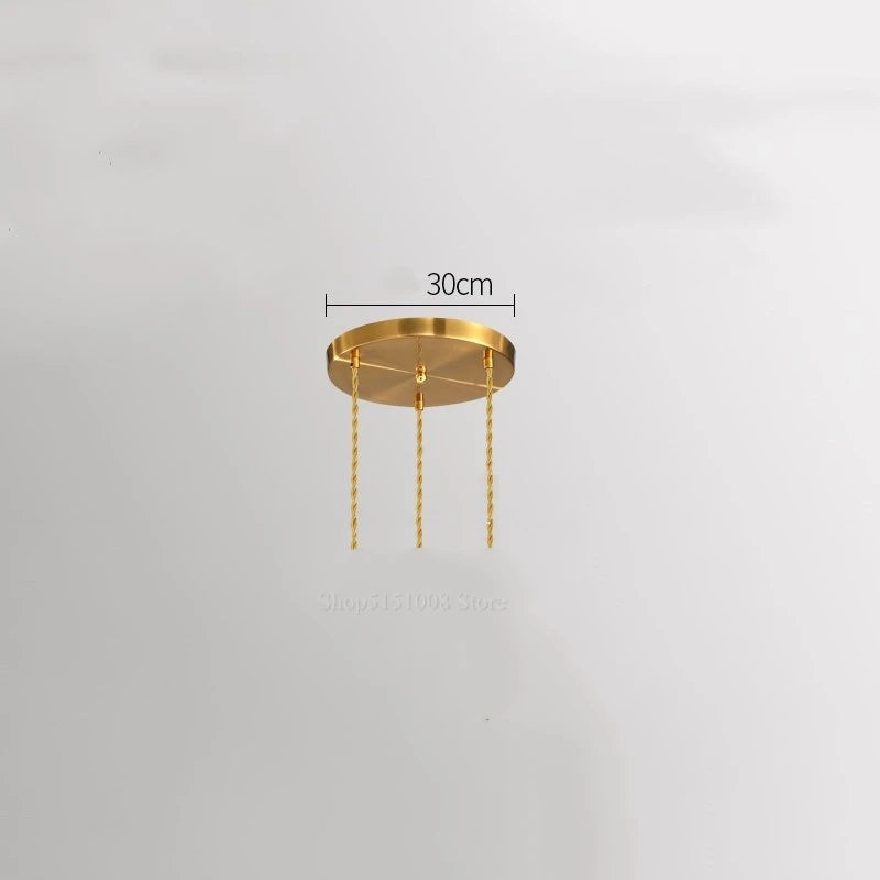 Moderne LED-Pendelleuchte aus Glas, schlichtes Design - vue 12 sur 12